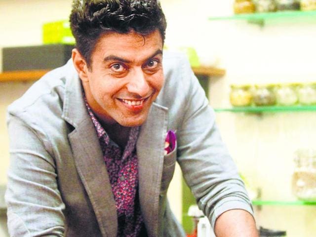 Chef Ranveer Brar says that he doesn’t run around chasing the future. HT Photo: Vidya Subramanian