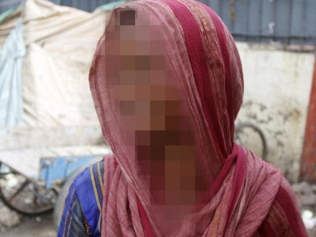 Anjali (name changed), a 32 year old says that women from poor families have a lot of pressure to bear a male child. When pregnant, they deliberately get involved in petty crimes to get into Tihar jail which ensures them physical safety from the spouses, and good nutrition. (Virendra Singh Gosain/Hindustan Times)