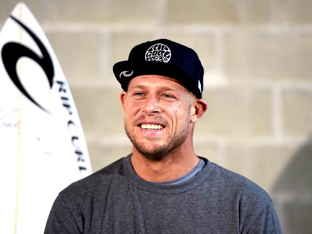 Australian surfing champion Mick Fanning smiles during a press conference in Sydney. He was surfing at Jervis Bay on South Africa's east coast, when he was bumped off his board by a shark. (Dean Lewins/AAP Image via AP) Australian surfing champion Mick Fanning smiles during a press conference in Sydney. He was surfing at Jervis Bay on South Africa's east coast, when he was bumped off his board by a shark. (Dean Lewins/AAP Image via AP)