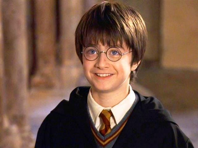 Daniel Radcliffe as Harry Potter. He played the character in eight movies.