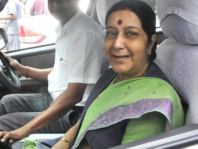 The Opposition has been demanding the resignation of external affairs minister Sushma Swaraj for allegedly helping ex-IPL boss Lalit Modi get travel documents. (Sushil Kumar/ Hindustan Times) The Opposition has been demanding the resignation of external affairs minister Sushma Swaraj for allegedly helping ex-IPL boss Lalit Modi get travel documents. (Sushil Kumar/ Hindustan Times)