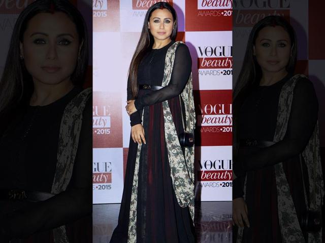 Rani Mukherji at an event in Mumbai. (PTI photo)