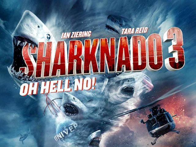 It is George RR Martin's turn to become shark meal in Sharknado 3. It is George RR Martin's turn to become shark meal in Sharknado 3.