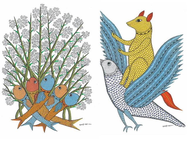 Sacred roots: Enjoy Gond folklore and traditions through art - Hindustan  Times
