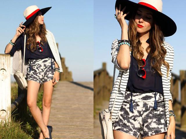 The hat addict in us is dying to buy this street-ish strip-print combo. Top off our favorite look with a smashing boho hat. The hat addict in us is dying to buy this street-ish strip-print combo. Top off our favorite look with a smashing boho hat.
