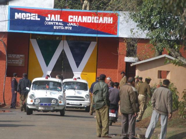 The Model Jail in Chandigarh hit the headlines when the accused in the assassination of former Punjab chief minister Beant Singh escaped after digging a tunnel in 2004. (HT Photo)