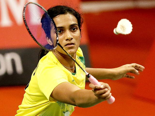 India's PV Sindhu makes a forehand return to China's Li Xuerui during their women's singles match at the World Badminton Championships in Jakarta, Indonesia. Sindhu lost to Sung Ji Hyun of South Korea in the next round, on August 14, 2015. (AP Photo) India's PV Sindhu makes a forehand return to China's Li Xuerui during their women's singles match at the World Badminton Championships in Jakarta, Indonesia. Sindhu lost to Sung Ji Hyun of South Korea in the next round, on August 14, 2015. (AP Photo)