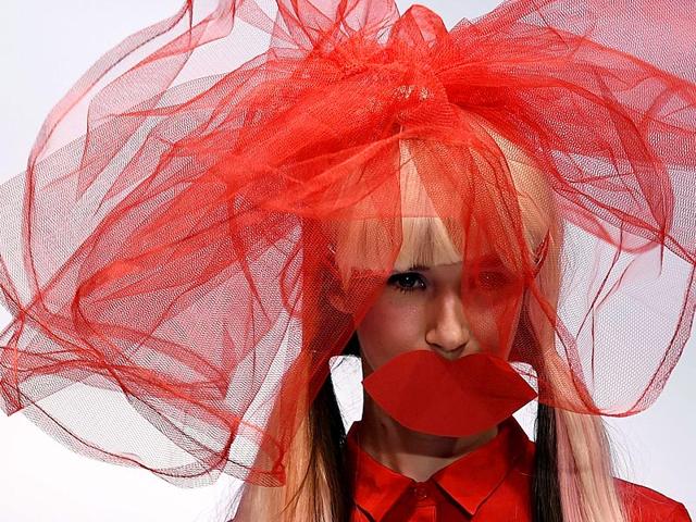 A model presents a creation by Malaysian designer Kittie Yiyi during the 2015 Kuala Lumpur fashion week. (AFP) A model presents a creation by Malaysian designer Kittie Yiyi during the 2015 Kuala Lumpur fashion week. (AFP)