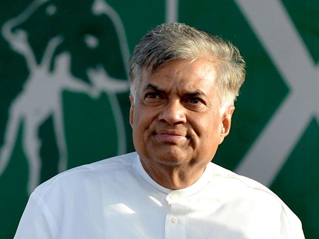 Sri Lankan Prime Minister Ranil Wickremesinghe looks on during a rally in Galle during his campaign for the Sri Lankan parliamentary elections scheduled on August 17. (AFP photo/Ishara S Kodikara) Sri Lankan Prime Minister Ranil Wickremesinghe looks on during a rally in Galle during his campaign for the Sri Lankan parliamentary elections scheduled on August 17. (AFP photo/Ishara S Kodikara)
