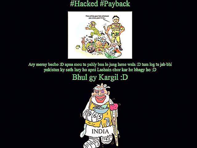 Pakistani hackers on Sunday defaced Rajasthan ACB website mocking Indian Army and Prime Minister Narendra Modi over Kargil and other wars between the two nations. (HT Photo) Pakistani hackers on Sunday defaced Rajasthan ACB website mocking Indian Army and Prime Minister Narendra Modi over Kargil and other wars between the two nations. (HT Photo)