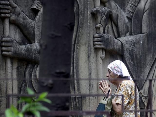 Mumbai's Parsi community celebrated Navroz (Parsi New Year) by offering prayers at fire temples.(Kunal Patil/HT photo)