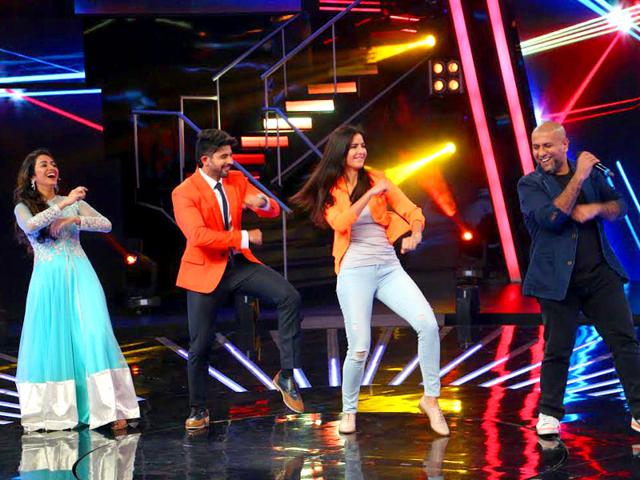 Katrina Kaif puts on her dancing shoes for Indian Idol Junior.