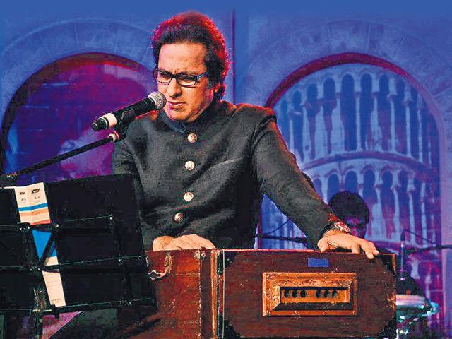 Ghazal singer Talat Aziz (HT PHOTO)