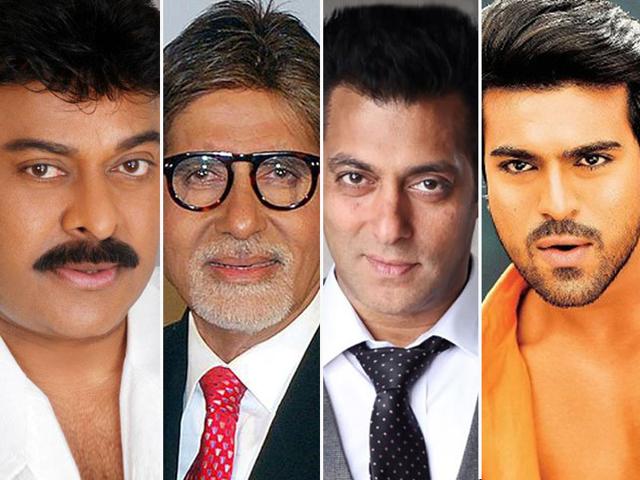 Chiranjeevi's son Ram Charan has organised a bash in a Hyderabad hotel on the occasion of the actor's 60th birthday. Chiranjeevi's son Ram Charan has organised a bash in a Hyderabad hotel on the occasion of the actor's 60th birthday.