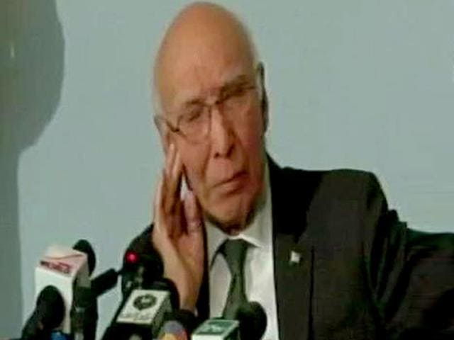 National Security Advisor Sartaj Aziz said the most important outstanding issue between India and Pakistan is Jammu and Kashmir. (ANI Photo) National Security Advisor Sartaj Aziz said the most important outstanding issue between India and Pakistan is Jammu and Kashmir. (ANI Photo)