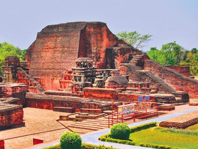 Nalanda’s placement at Rajgir, 10 km from ancient Nalanda (photo, above) in rural Bihar was justified by claiming that it would bring employment and development to the region — a common argument of avaricious developers preying on rural lands to build apartments (Getty images) Nalanda’s placement at Rajgir, 10 km from ancient Nalanda (photo, above) in rural Bihar was justified by claiming that it would bring employment and development to the region — a common argument of avaricious developers preying on rural lands to build apartments (Getty images)