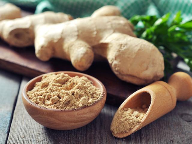 Ginger: It not only aids in digestion but can also increase metabolic rates as much as 20% after eating.