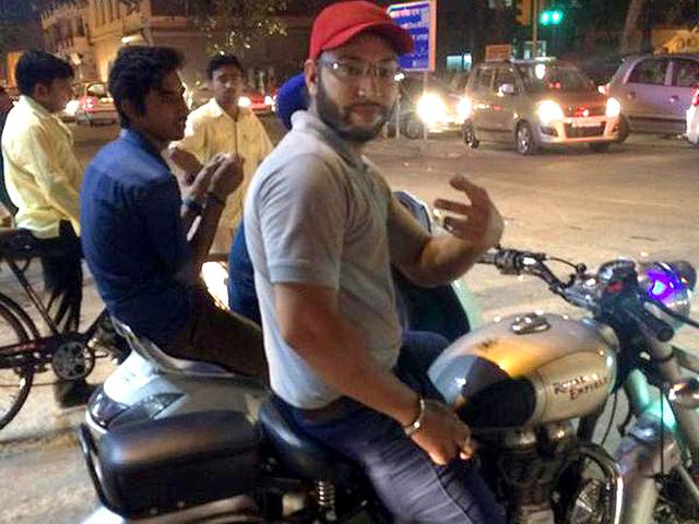 Jasleen Kaur posted this picture of a man who was allegedly molesting her, in New Delhi. (Picture credit: Twitter) Jasleen Kaur posted this picture of a man who was allegedly molesting her, in New Delhi. (Picture credit: Twitter)