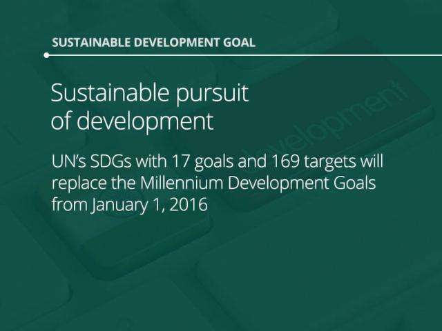 Sustainable pursuit of development: Goals and status check