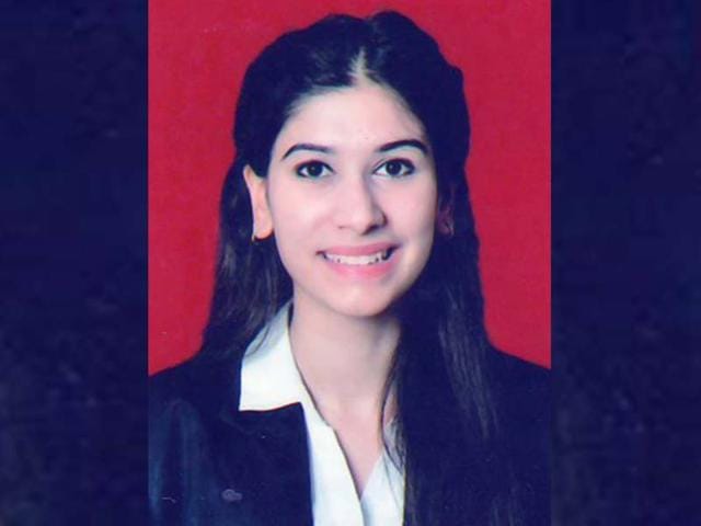 Avani Mishra from Bhopal tops CS exam (HT Photo)