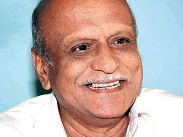 Left ideologue and former vice-chancellor of the Hampi University Professor MM Kalburgi. (HT Photo)