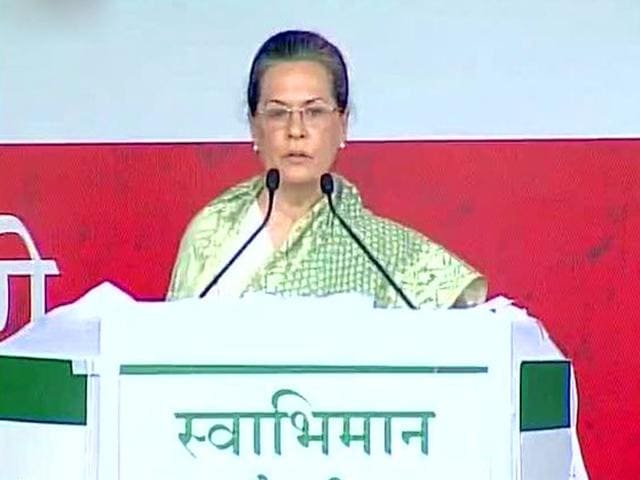 Congress president Sonia Gandhi (File photo)