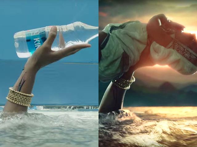 Here's how Sivagami saves the scion of Mahishmati, Mahendra Baahubali, before VFX and after VFX. Here's how Sivagami saves the scion of Mahishmati, Mahendra Baahubali, before VFX and after VFX.