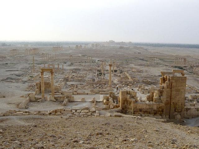 Another view shows the historical city of Palmyra. (Reuters) Another view shows the historical city of Palmyra. (Reuters)