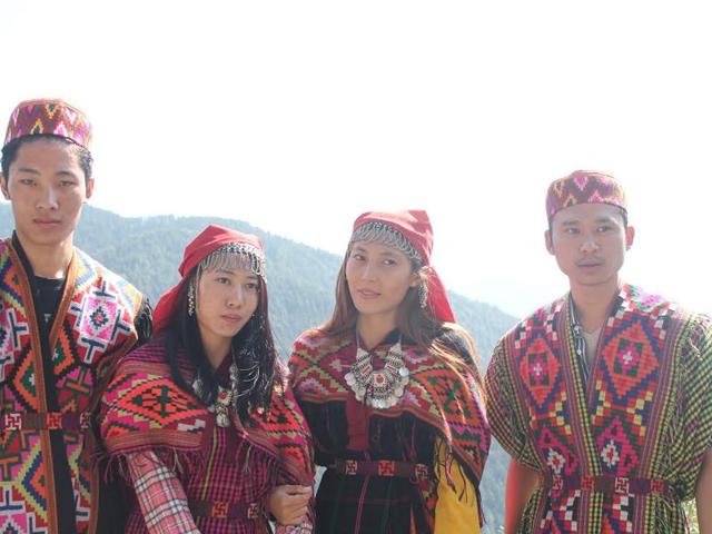 Bithiah Dahal (left) and Sangay Doma (right) both students at Lovely Professional University, Jalandhar, at a hill station in Himachal Pradesh. Bithiah Dahal (left) and Sangay Doma (right) both students at Lovely Professional University, Jalandhar, at a hill station in Himachal Pradesh.