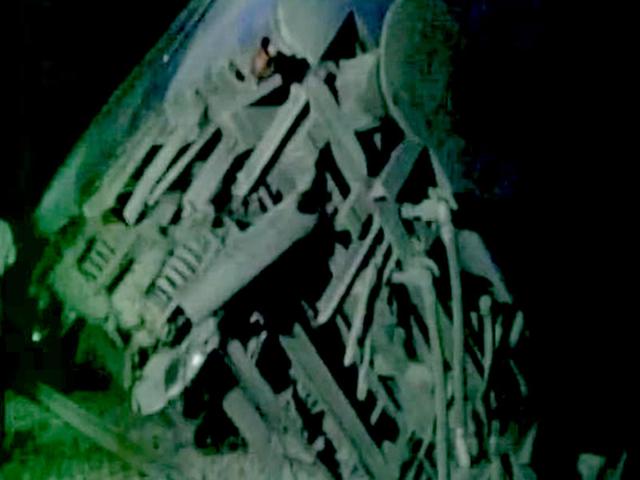 Six coaches of Chennai-Mangalore Express derailed near Virudhachalam, around 230km south of Chennai. (ANI Photo) Six coaches of Chennai-Mangalore Express derailed near Virudhachalam, around 230km south of Chennai. (ANI Photo)
