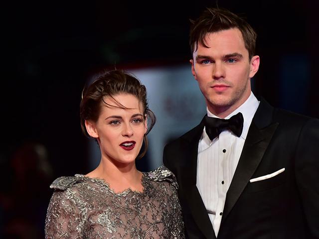 Nicholas Hoult and Kristen Stewart at the Venice premiere of Drake Doremus' sci-fi film Equals. (AFP) Nicholas Hoult and Kristen Stewart at the Venice premiere of Drake Doremus' sci-fi film Equals. (AFP)