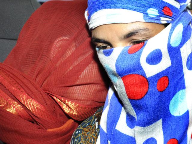 The two Nepalese women who were harassed by Saudi diplomat in Gurgaon, at Nepal embassy in New Delhi (Sushil Kumar/ HT Photo) The two Nepalese women who were harassed by Saudi diplomat in Gurgaon, at Nepal embassy in New Delhi (Sushil Kumar/ HT Photo)