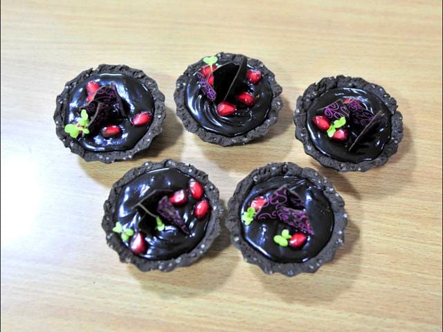 Ristretto chocolate tart. (HT Photo: Vidya Subramanian) Ristretto chocolate tart. (HT Photo: Vidya Subramanian)