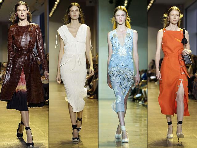 Joseph Altuzarra conveyed a casual, sun-kissed, beach-ready feel with lots of linen, whites, and colorful embroidery. Joseph Altuzarra conveyed a casual, sun-kissed, beach-ready feel with lots of linen, whites, and colorful embroidery.