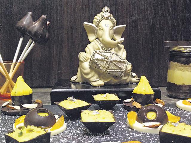 The official modak season is here, with Ganesh Utsav celebrations starting September 17. See in this photo are sweets available at Palate Culinary Studio, Mumbai. The official modak season is here, with Ganesh Utsav celebrations starting September 17. See in this photo are sweets available at Palate Culinary Studio, Mumbai.