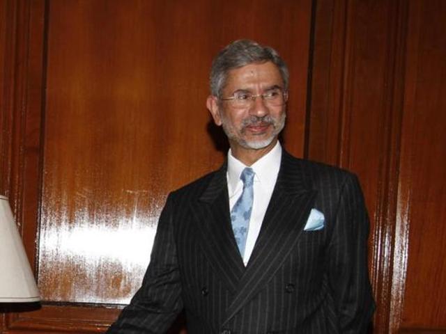 India’s foreign secretary S Jaishankar is in Kathmandu as PM Modi’s special envoy. (HT Photo) India’s foreign secretary S Jaishankar is in Kathmandu as PM Modi’s special envoy. (HT Photo)