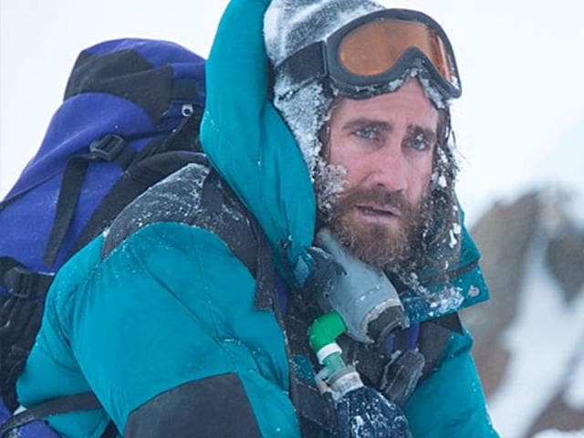 Jason Clark braves the storm in Everest. Jason Clark braves the storm in Everest.