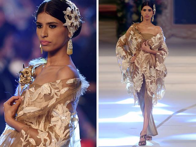 Pakistani designer Shamaeel Ansari’s creations showcased during PFDC L’Oreal Paris Bridal Week in Lahore on September 18, 2015 (AFP) Pakistani designer Shamaeel Ansari’s creations showcased during PFDC L’Oreal Paris Bridal Week in Lahore on September 18, 2015 (AFP)
