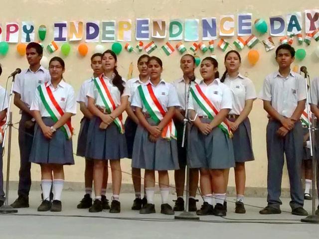 Army Public School, Dhaula Kuan, celebrated the flavour of Independence with a special prayer, followed by a play, scripted and directed by Dramatics Society- Catharsis. The play reflected a scene of the partition of India and Pakistan, seen through the eyes of some lunatics who have been isolated due to religious differences. (HT PACE)