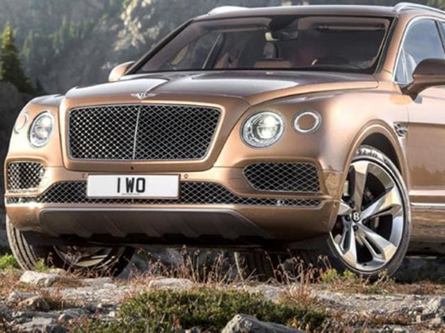 The Bentley Bentayga (AFP Photo) The Bentley Bentayga (AFP Photo)
