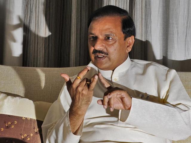 Union Culture Minister Mahesh Sharma has been in the news in recent weeks over controversial comments regarding women, religion and culture but said he was quoted out of context. (Burhaan kinu / HT photo) Union Culture Minister Mahesh Sharma has been in the news in recent weeks over controversial comments regarding women, religion and culture but said he was quoted out of context. (Burhaan kinu / HT photo)