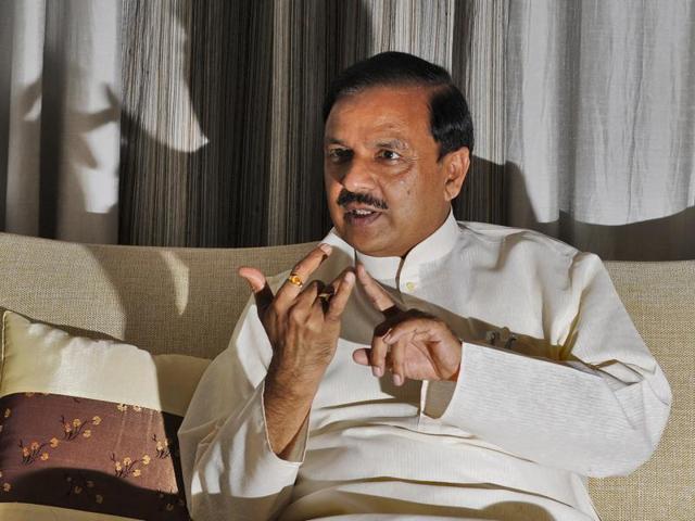 Union Culture Minister Mahesh Sharma has been in news recently over controversial comments regarding women, religion and culture but said he was quoted out of context. (burhaan kinu / HT Photo) Union Culture Minister Mahesh Sharma has been in news recently over controversial comments regarding women, religion and culture but said he was quoted out of context. (burhaan kinu / HT Photo)