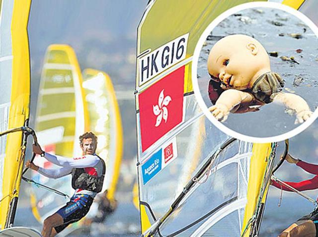 While the Guanabara Bay in Rio de Janeiro will host the sailing events of the 2016 Games, waters off the Copacabana Beach (inset) will host the marathon swimming. (AP Photo, Getty Images) While the Guanabara Bay in Rio de Janeiro will host the sailing events of the 2016 Games, waters off the Copacabana Beach (inset) will host the marathon swimming. (AP Photo, Getty Images)