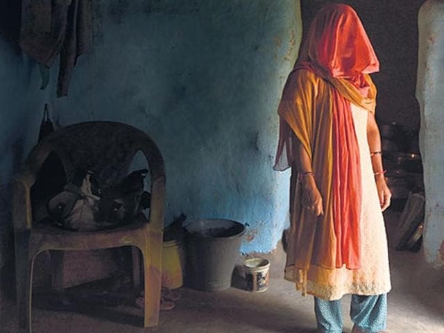 A survivor at her home in Gumla district, where she has become an outcast.((Vipin Kumar/HT Photo)) A survivor at her home in Gumla district, where she has become an outcast.((Vipin Kumar/HT Photo))