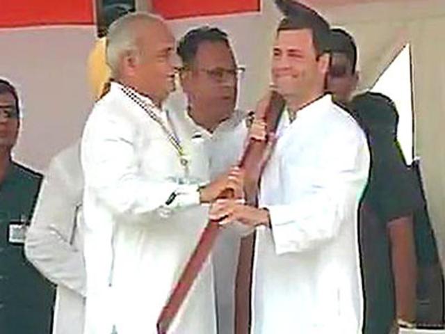 Rahul Gandhi speaking at an election rally in West Champaran, Bihar on 19th September 2015. (ANI Photo) Rahul Gandhi speaking at an election rally in West Champaran, Bihar on 19th September 2015. (ANI Photo)