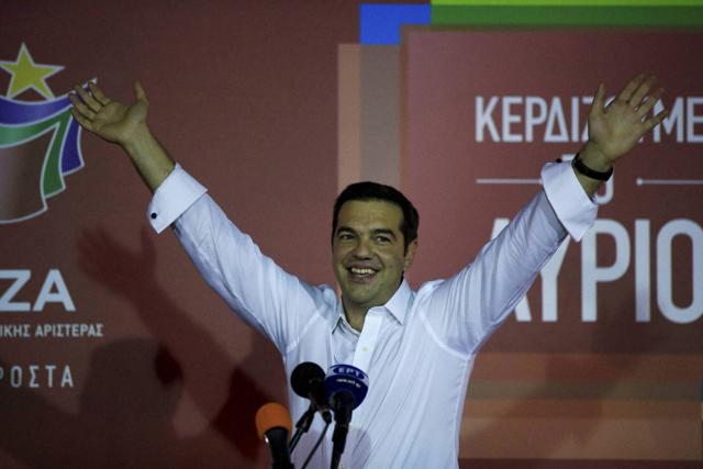 Left-wing Syriza party leader Alexis Tsipras formed his new government in Greece after winning the election on Sept 20. (AP) Left-wing Syriza party leader Alexis Tsipras formed his new government in Greece after winning the election on Sept 20. (AP)