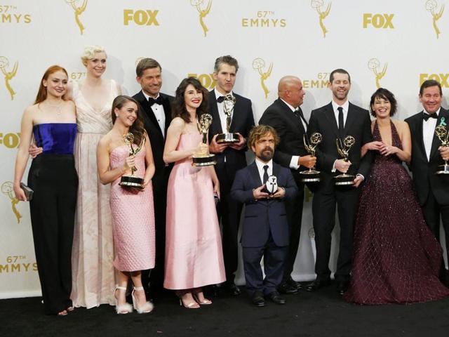 <p>Fantasy drama “Game of Thrones” won the Emmy award for best TV Drama on September 20, toppling old favorite “Mad Men” for the win. It was the first best drama series Emmy for “Thrones” in its five years on the air. The show also won awards for writing, directing and for supporting actor Peter Dinklage. “Mad Men,” a long-time Emmy favorite, failed to get a farewell hug after closing its final season earlier this year, but did see a win for Jon Hamm for his lead role.</p>