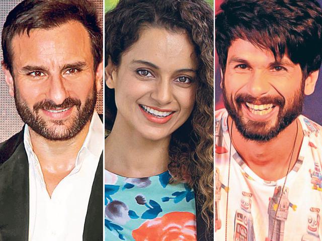 Several movies are exploring unusual casting options and their unconventional pairings are getting people talking. And the pairing of Saif Ali Khan, Shahid Kapoor and Kangana Ranaut is one of them. Kangana is set to work with Saif and Shahid in Vishal Bhardwaj’s next. Several movies are exploring unusual casting options and their unconventional pairings are getting people talking. And the pairing of Saif Ali Khan, Shahid Kapoor and Kangana Ranaut is one of them. Kangana is set to work with Saif and Shahid in Vishal Bhardwaj’s next.