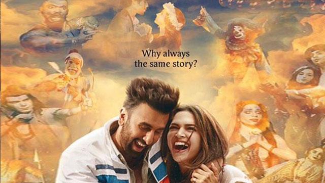 Ranbir and Deepika in Tamasha’s poster. Ranbir and Deepika in Tamasha’s poster.