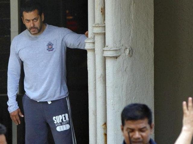 Salman Khan was sentenced to five years imprisonment in the 2002 hit-and-run case. (Satish Bate/HT photo) Salman Khan was sentenced to five years imprisonment in the 2002 hit-and-run case. (Satish Bate/HT photo)